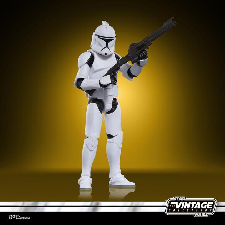 Produktbild Hasbro Star Wars Episode II Vintage Collection Actionfigur Phase I Clone Trooper 10 cm