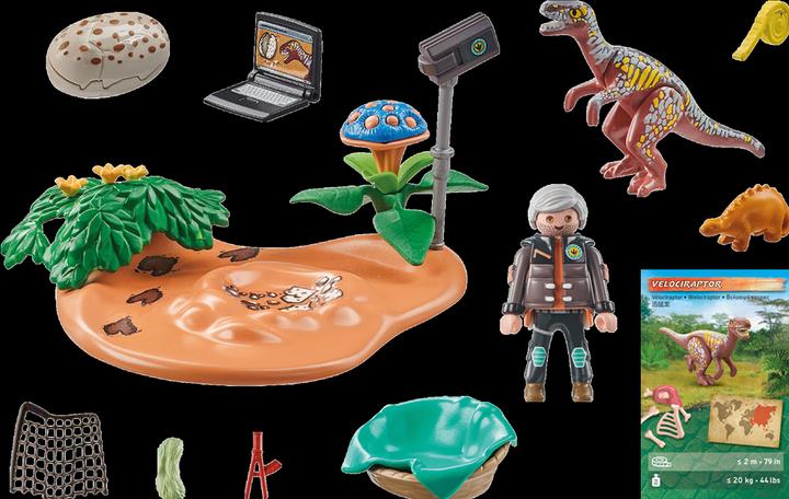 Actual product image Playmobil Stegosaurus nest with egg thief (71526)