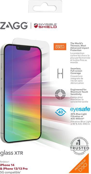 Image du produit Zagg Verre XTR (1 pièce(s), Apple iPhone 13, Apple iPhone 13 Pro)