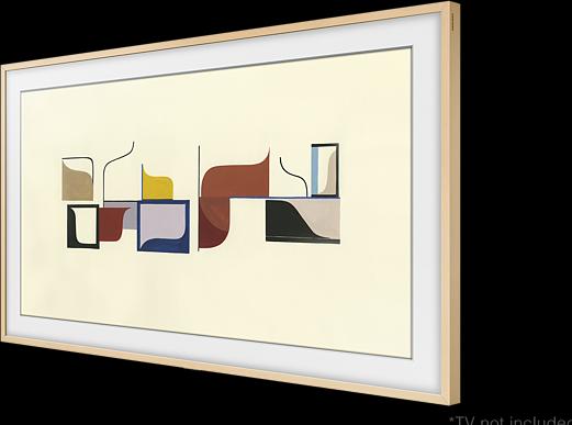 Image du produit Samsung Cadre pour Frame TV 43", Beige (bois clair) Aluminium et bois (Divers)