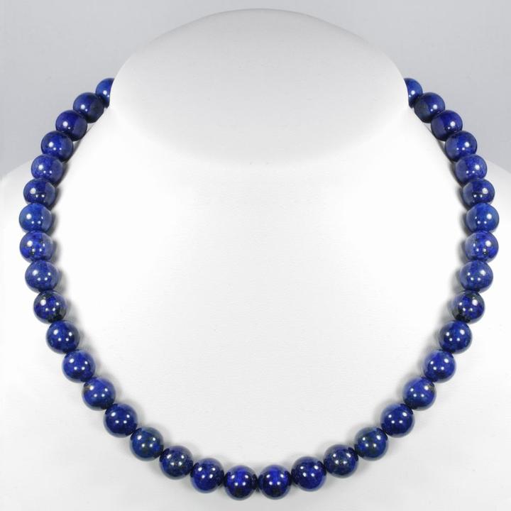 Bijouteria Steinkette (Edelstahl, Lapislazuli, 40 cm)
