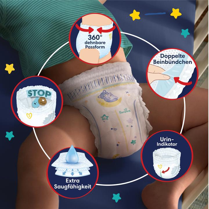 Actual product image Pampers Baby-Dry Night Pants (Size 4, Pack, 40 Piece)