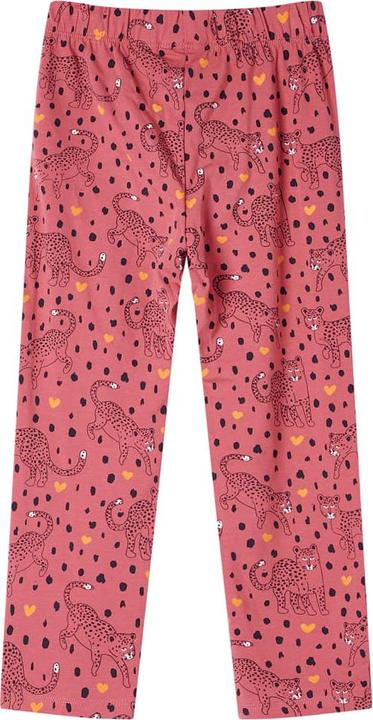 Produktbild VidaXL Kinderpyjama mit Langen Ärmeln Altrosa 128,Material: 95 (128)