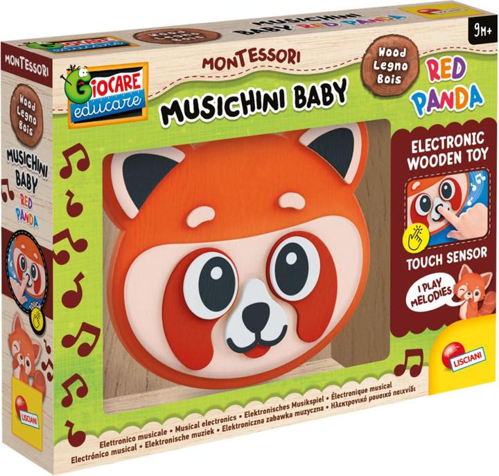 Produktbild Lisciani Montessori Wood Musichini Red Panda