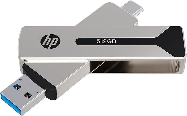 Immagine prodotto PNY Chiavetta USB 512GB HP a stato solido OTG Tipo-C 911 Pro (512 GB, USB-C)