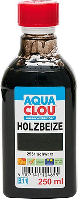 Produktbild Clou Holzbeize B11 (Schwarz, 0.25 l)