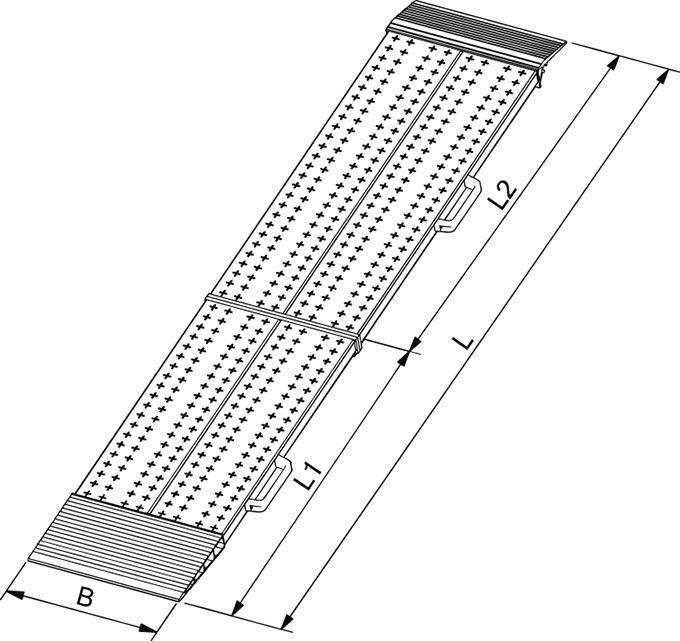 Produktbild Aluminium-Verladerampen AOS-F 1