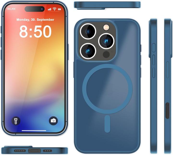 Actual product image Nalia Matte hybrid case with MagSafe function (Apple iPhone 16 Pro)