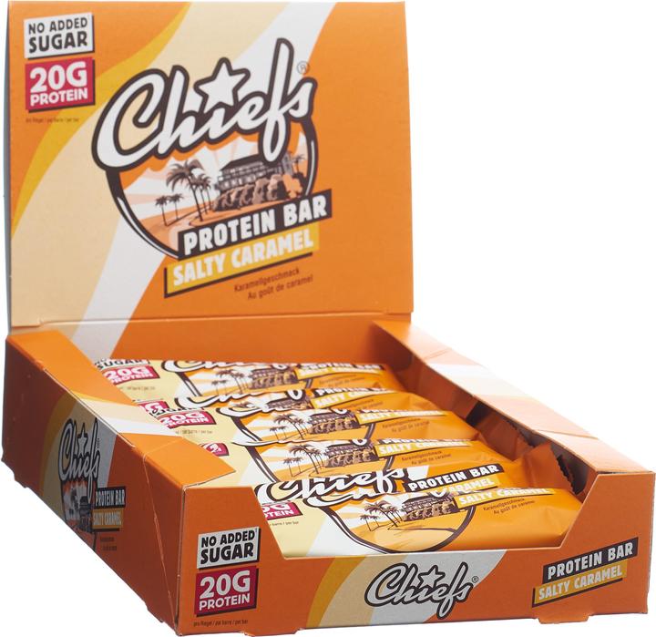 Produktbild Chiefs Protein Bar (Caramel, 12 Stk., 660 g)
