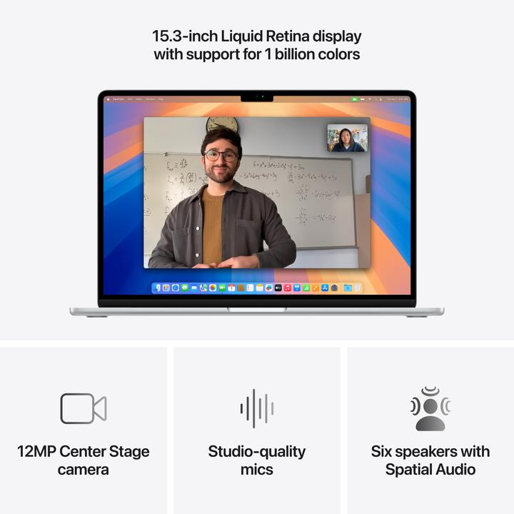 Actual product image Apple MacBook Air – 2025 (15.30", M4, 16 GB, 1000 GB, DE)