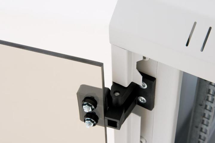 Actual product image Triton RBA-15-AD6-CAX-A1 - Wall-mounted 19" cabinet, 2-sectioned, 15 HU, 615 mm depth (15 RU, 19 inch rack)