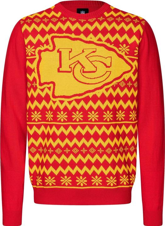 Foco NFL Winter Sweater Strick Pullover Kansas City Chiefs - M (M)