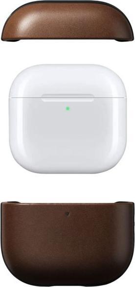 Produktbild Nomad Modern Leather Case Airpods 4 Brown (Kopfhörer Tasche)
