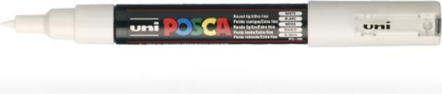 Actual product image Posca Marker PC-1M round tip (Black, 1 mm, 6 x)