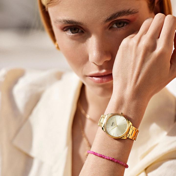 Immagine prodotto Cluse Féroce Petite Gold (Orologio da polso analogico, 32 mm)