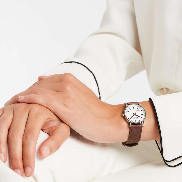 Immagine prodotto Mondaine Classico (Orologio da polso analogico, Fatto in Svizzera, 30 mm)