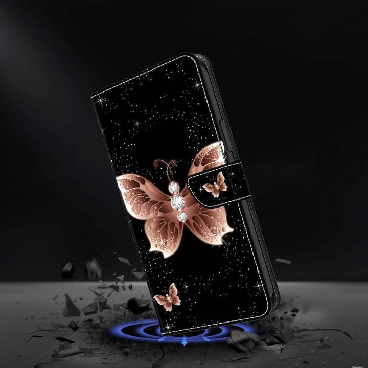 Actual product image Cover-Discount Xiaomi Poco C65 / Redmi 13C - 3D effect case Diamond Butterfly (Xiaomi Redmi 13C, Xiaomi Poco C65)