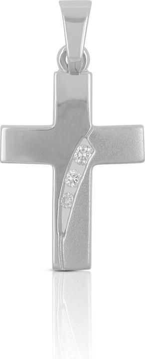 Muau Kreuz (750/18K Weissgold)