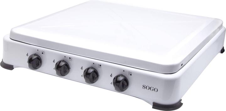 Image du produit Sogo 4 BURNERS GAS STOVE puissance 1.85+2X1.5+1.0KW Consommation 134+2X109+72GR/H
