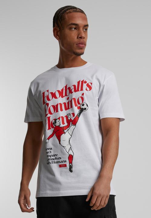Actual product image Merchcode Footballs Coming Home Lions Tee - 139863 (4XL)