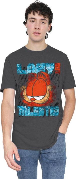 Actual product image Garfield Unisex Adult Lazy But Talented Distressed T-Shirt (M)