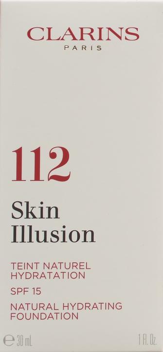 Actual product image Clarins Skin Illusion SPF15 No. 112 - Amber (No. 112 - Amber)