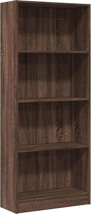 Produktbild VidaXL Bücherregal Regal Standregal Büroregal Aktenregal Braun Eichen-Optik (60 x 24 x 143 cm)