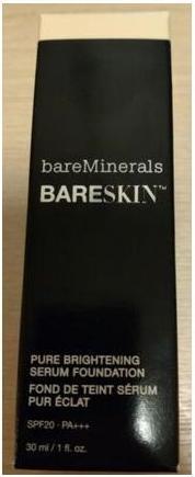 Actual product image Bare Minerals Bareminerals Bareskin Pure Brightening Serum Foundation Spf20 Bare Porcelain No. 01 30 Ml (01 Bare Porcelain)