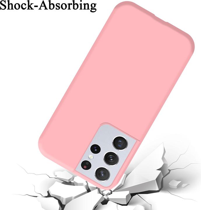 Actual product image Cadorabo TPU Liquid Silicone Case Cover (Samsung Galaxy S21 Ultra)