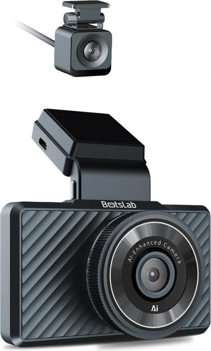Botslab Dash + Rear Camera G500H Pro, 3K, GPS, Wi-Fi, 3inch LCD, black (Built-in display, GPS receiver, Wi-Fi, Full HD)