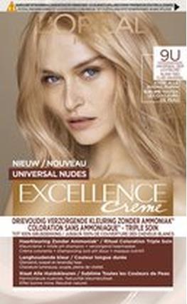 Image du produit L'Oréal Paris L'Oreal Paris Excellence Universal Nudes 9u - Blond très clair universel - Teinture permanente (9u - Universal Very Light Blonde)