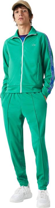 Actual product image Lacoste Mens Heritage Contrast Branded Tape Jogging Bottoms (XS)