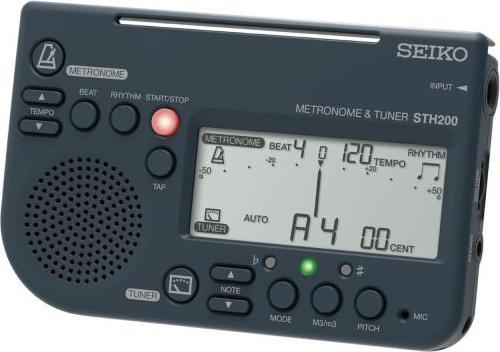 Actual product image Seiko Metronome STH-200 with tuner function
