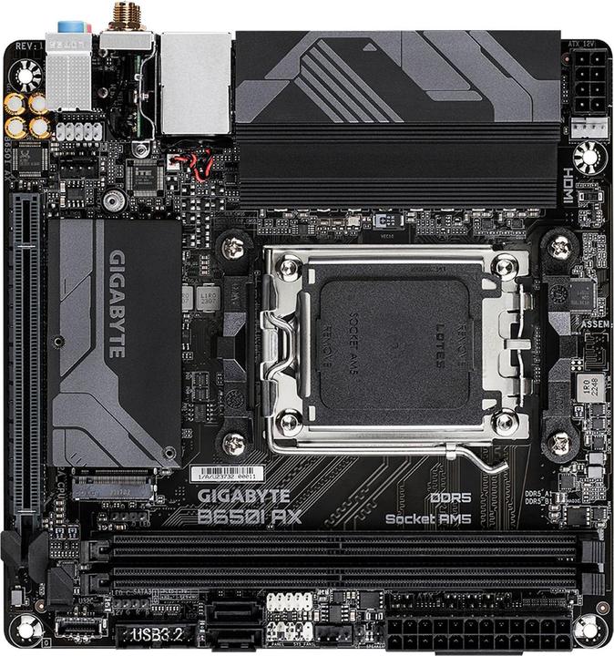 Produktbild Gigabyte B650I AX (AM5, AMD B650, Mini-ITX)