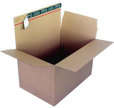 Progress Packaging Versandkarton 460x309x180-300mm für A3+ braun doppelter Boden u (1 x)