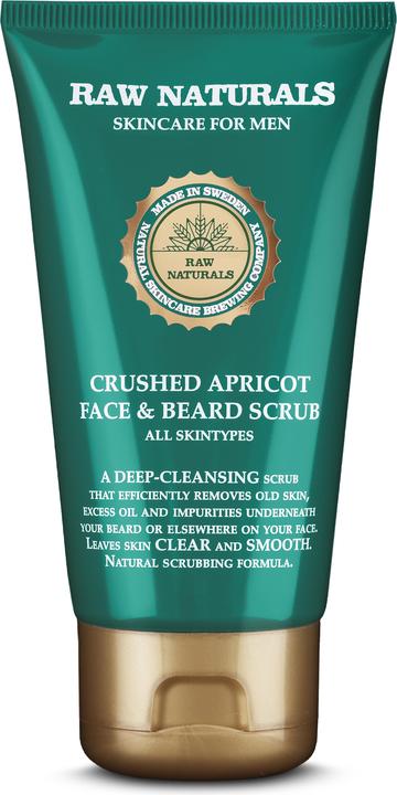 Raw Naturals Face & Beard Scrub (Peeling, 75 ml)