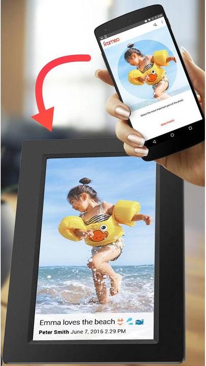 Actual product image Denver Frameo PFF-710 (7", 1024 x 600 pixels)