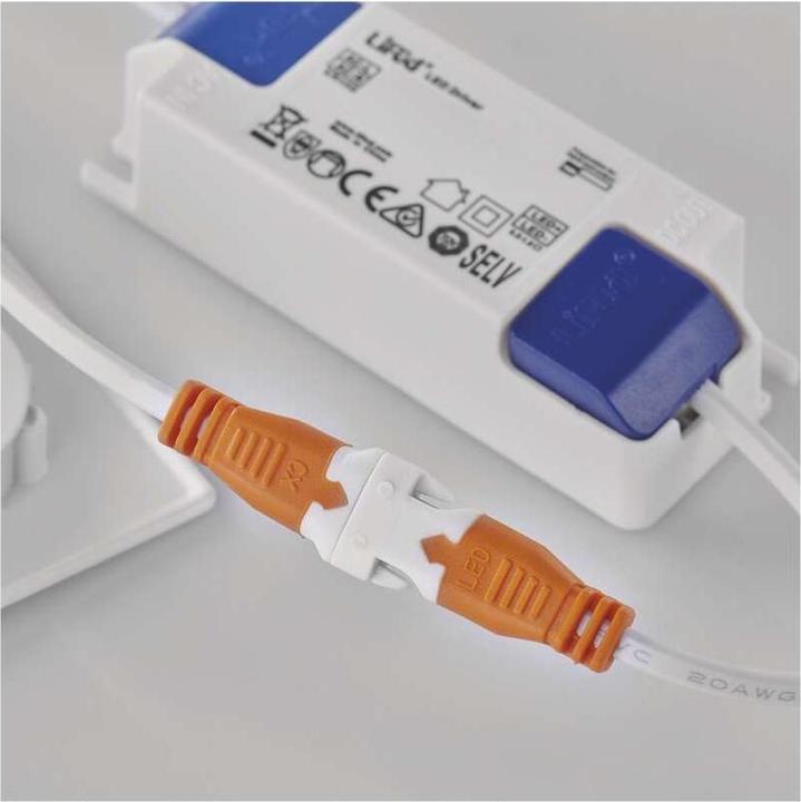 Immagine prodotto Emos NEXXO Luce da incasso a LED, quadrata, bianca, 12,5W, bianco caldo (1000 lm)