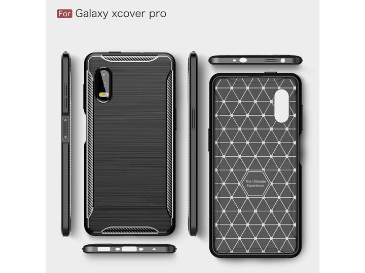 Immagine prodotto Screenguard Samsung Galaxy XCover Pro Cover Carbon Brushed Soft TPU (Samsung Galaxy Xcover Pro)