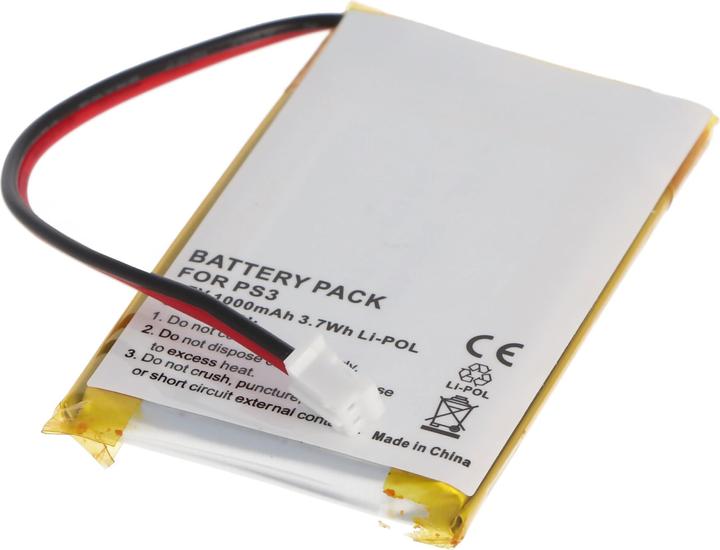 Actual product image Sony Akku PS3 SIXAXIS Wireless-Controller Akku LIS1359, LIP1359 (1 pcs., Device specific, 1000 mAh)