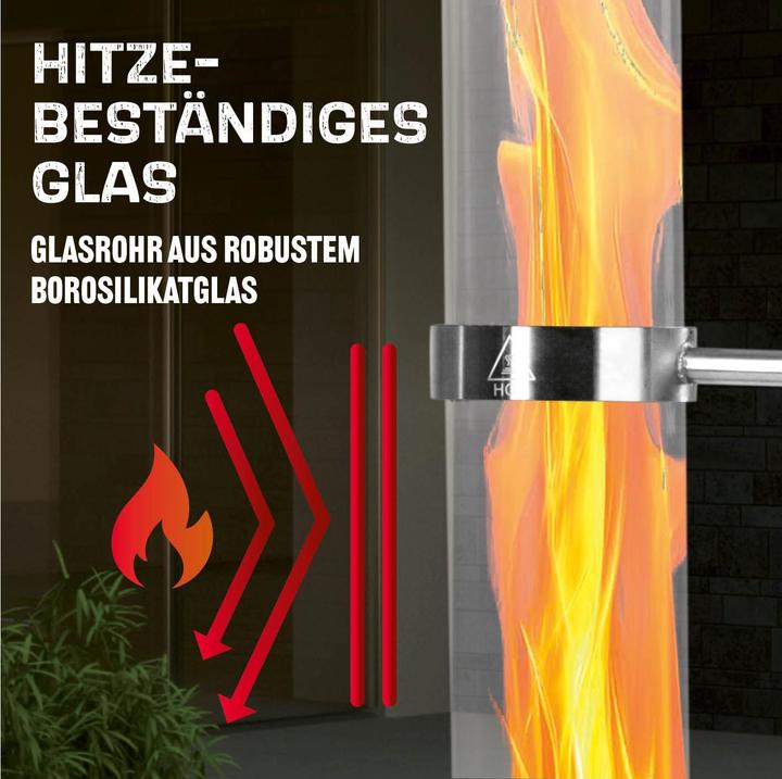 Actual product image Landmann Pellet-Fackel 126.5 cm, Höhe: 129.5 cm, Durchmesser