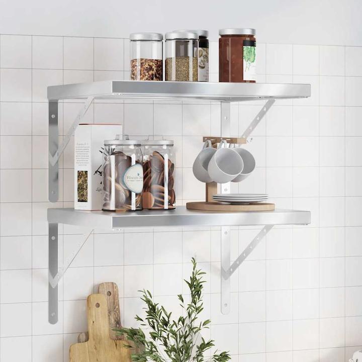 Produktbild VidaXL Wandregale 2 Stk. 100 x 40 cm Edel (100 x 40 x 3 cm)