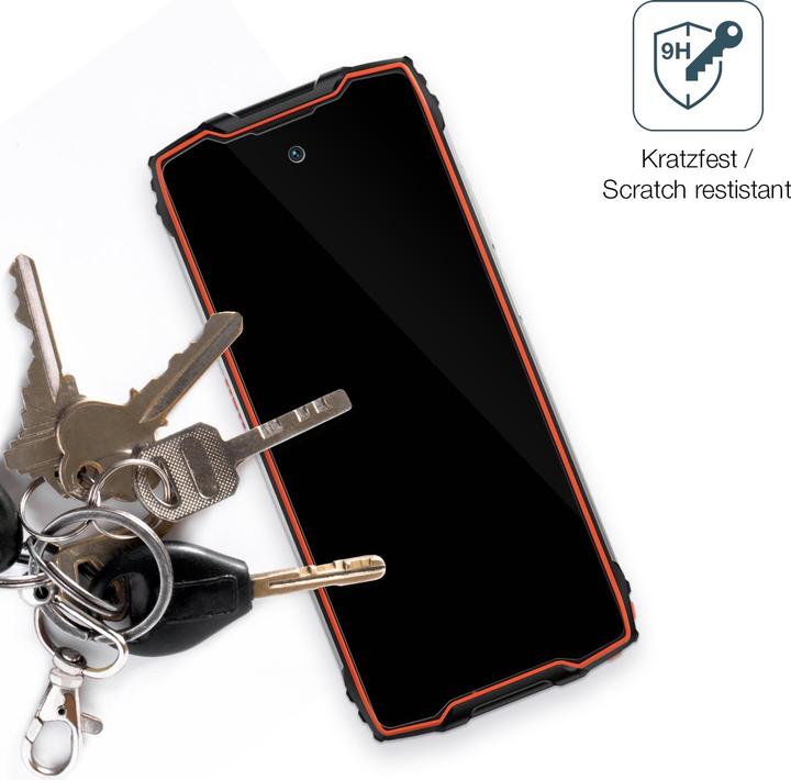 Actual product image Dipos Anti-Shock Screen Protector Clear (1 Piece, Blackview BV9300)