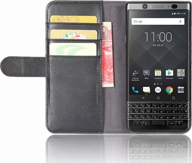 Actual product image MU Classic Mobile phone case made of genuine split leather (KEYone)