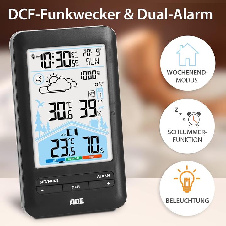 Actual product image ADE WS2132 Radio Weather Station