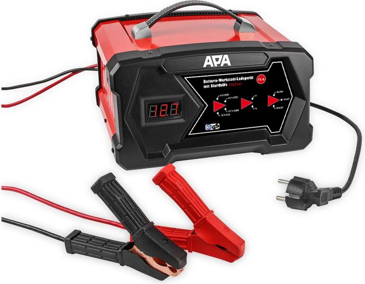 Actual product image APA Workshop charger digital (12V, 6V, 12 A)
