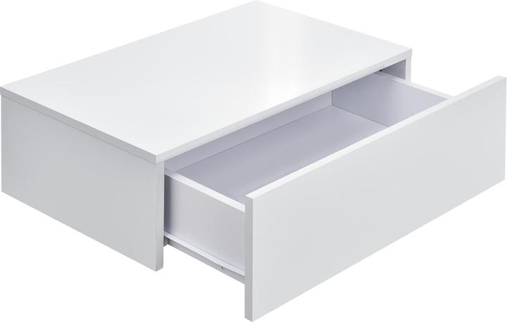 Produktbild En.Casa Wandregal Oslo 2er Set 46x30x15cm Weiss Hochglanz (46 x 30 x 15 cm)