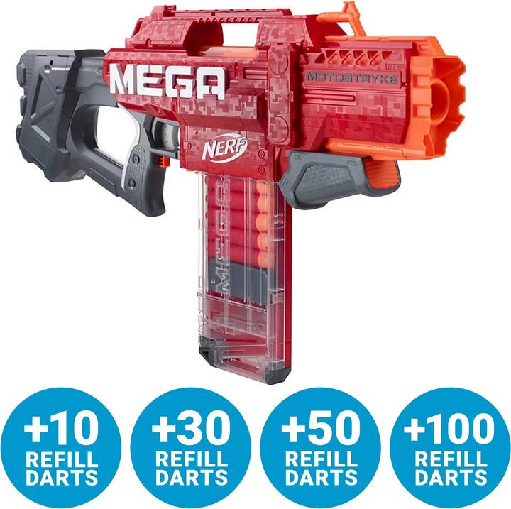 Actual product image Hasbro NERF - MEGA MotoStryke mit zusätzlichen Darts