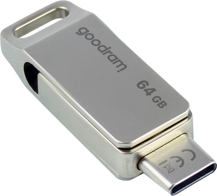 Image du produit Goodram Clé USB ODA3 USB Type-A / USB Type-C 3.2 Gen 1 (3.1 Gen 1) (64 Go, USB-A, USB-C)