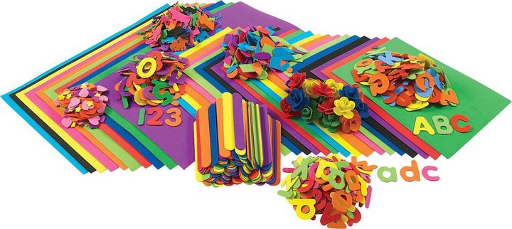 Actual product image Colorations Foam craft set for the classroom, 914 pcs.